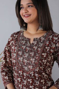 Image of Bagru handblock printed kurti