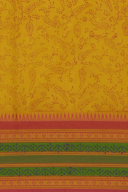 Collection of Hand block printed cotton saree in a gallery layout