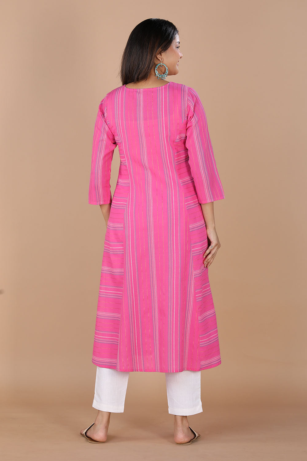 Woven Stripes kurti