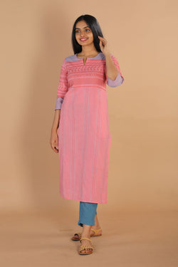 Image of Woven ethnic kurta