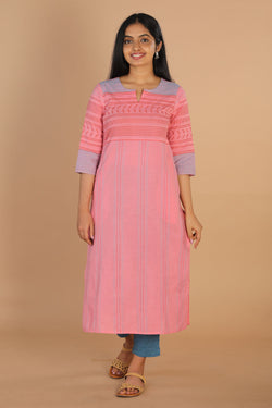 Image of Woven ethnic kurta