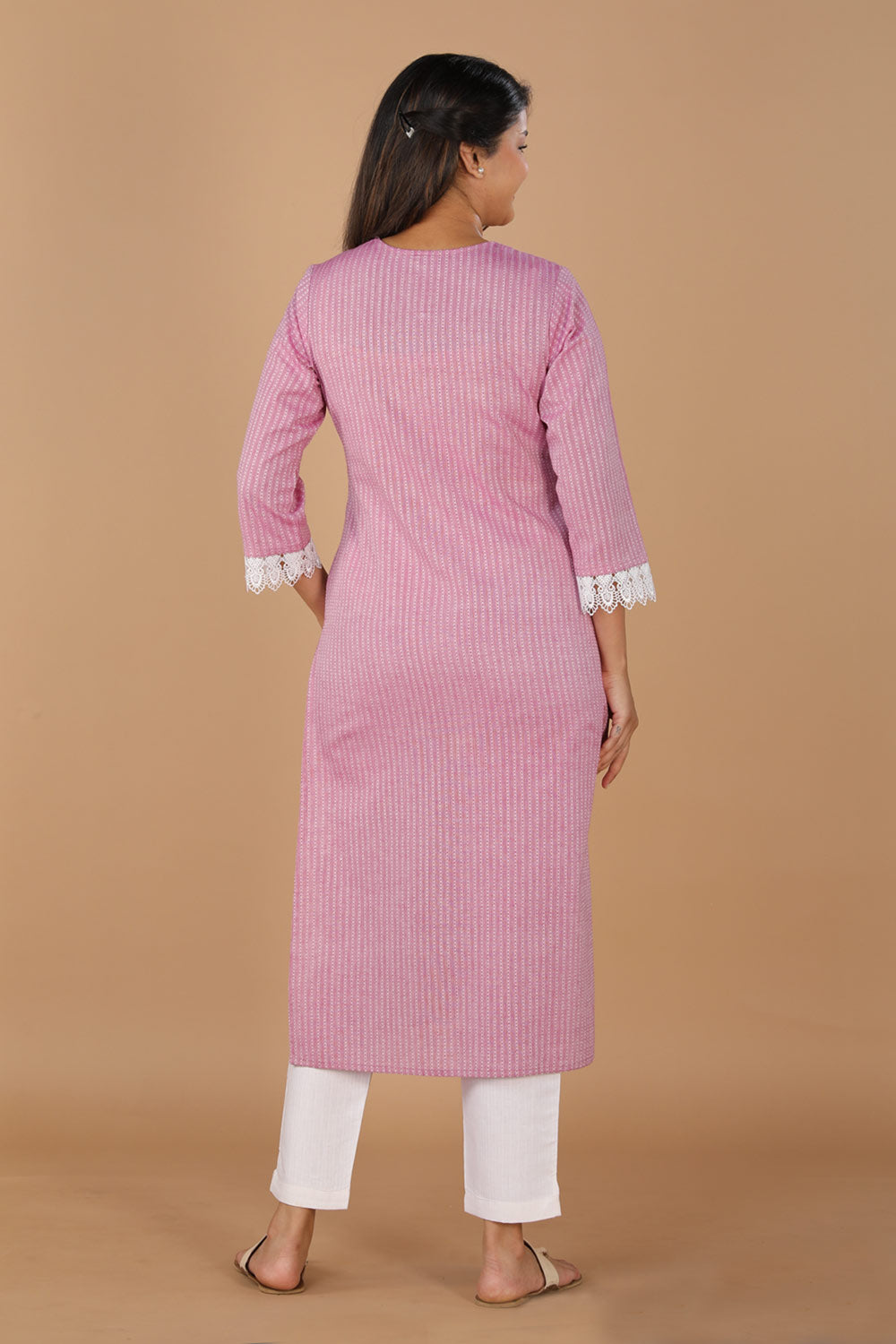 Striped south cotton kurta